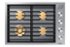Dacor - 30 in. Wide 4 Burner Contemporary Built-In Gas Cooktop  with SimmerSear, Liquid Propane Convertible - Silver Stainless Steel