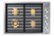Dacor - 30 in. Wide 4 Burner Contemporary Built-In Gas Cooktop  with SimmerSear, Liquid Propane Convertible - Silver Stainless Steel