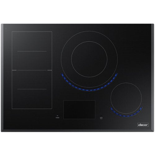 Dacor - 30 in. Wide 4 Element Electric Induction Cooktop - Black Glass