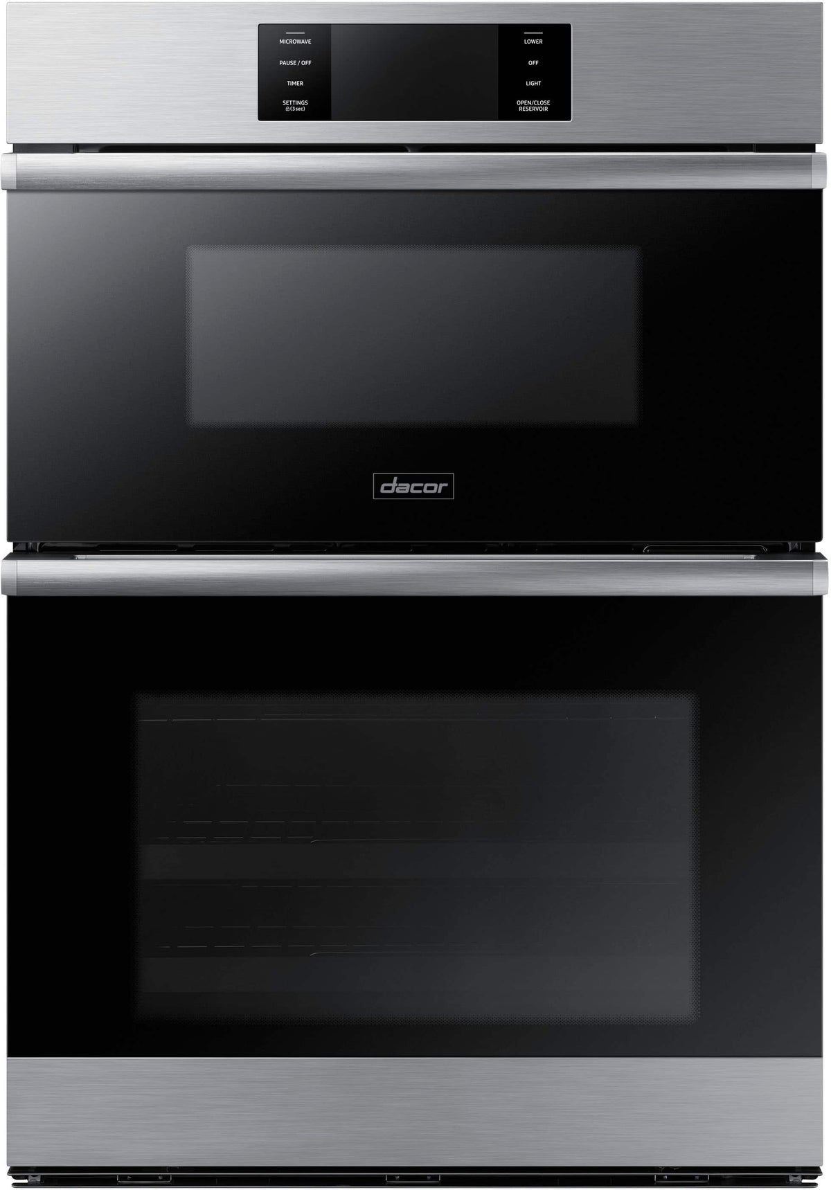 Dacor - Contemporary 30" Electric Wall Oven with Built-In Microwave in Stainless - Stainless Steel/silver