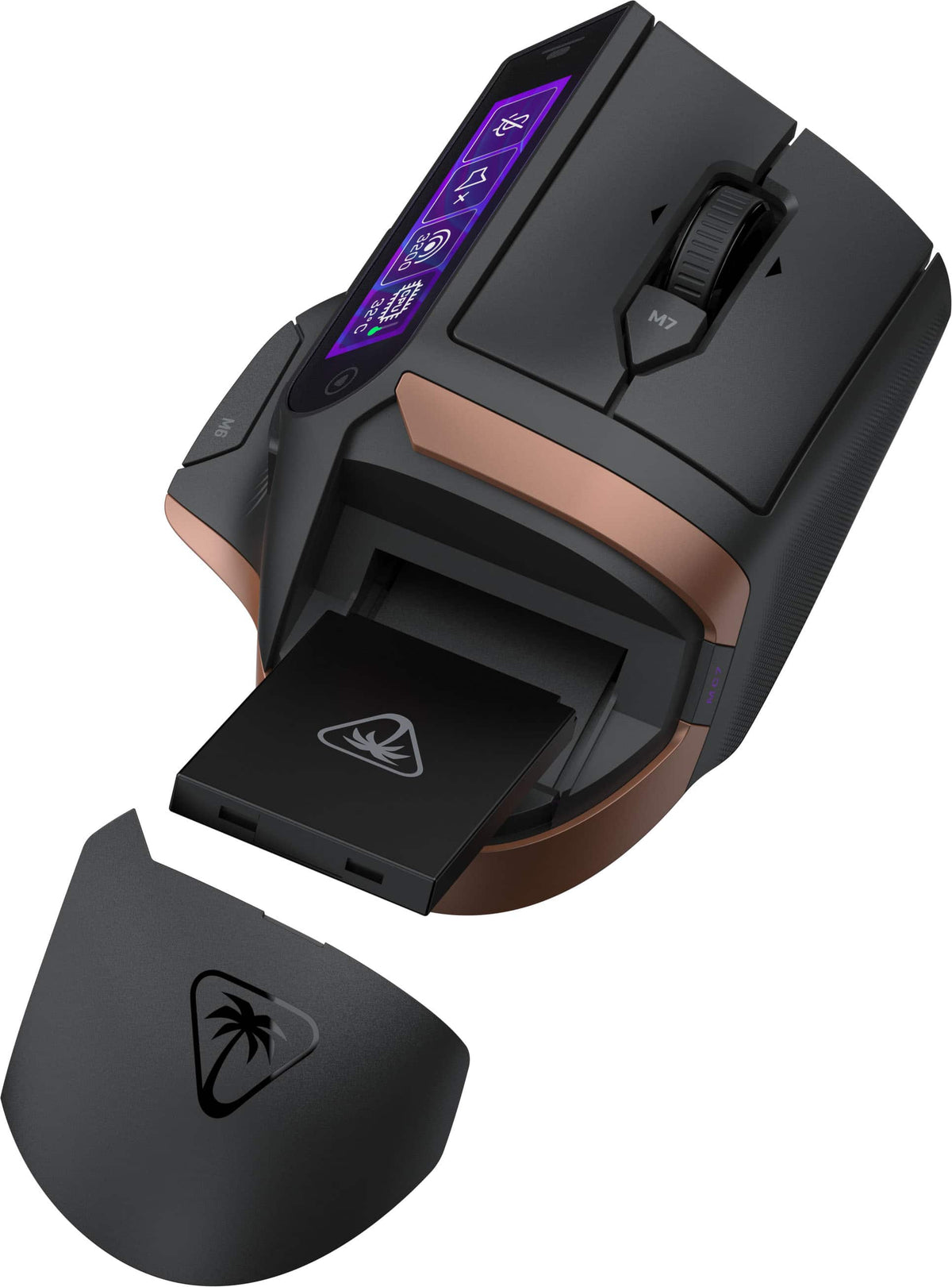 Turtle Beach - Command Series MC7 Advanced Wireless Touchscreen Optical Gaming Mouse for Windows 10/11 PC - Wireless - Black
