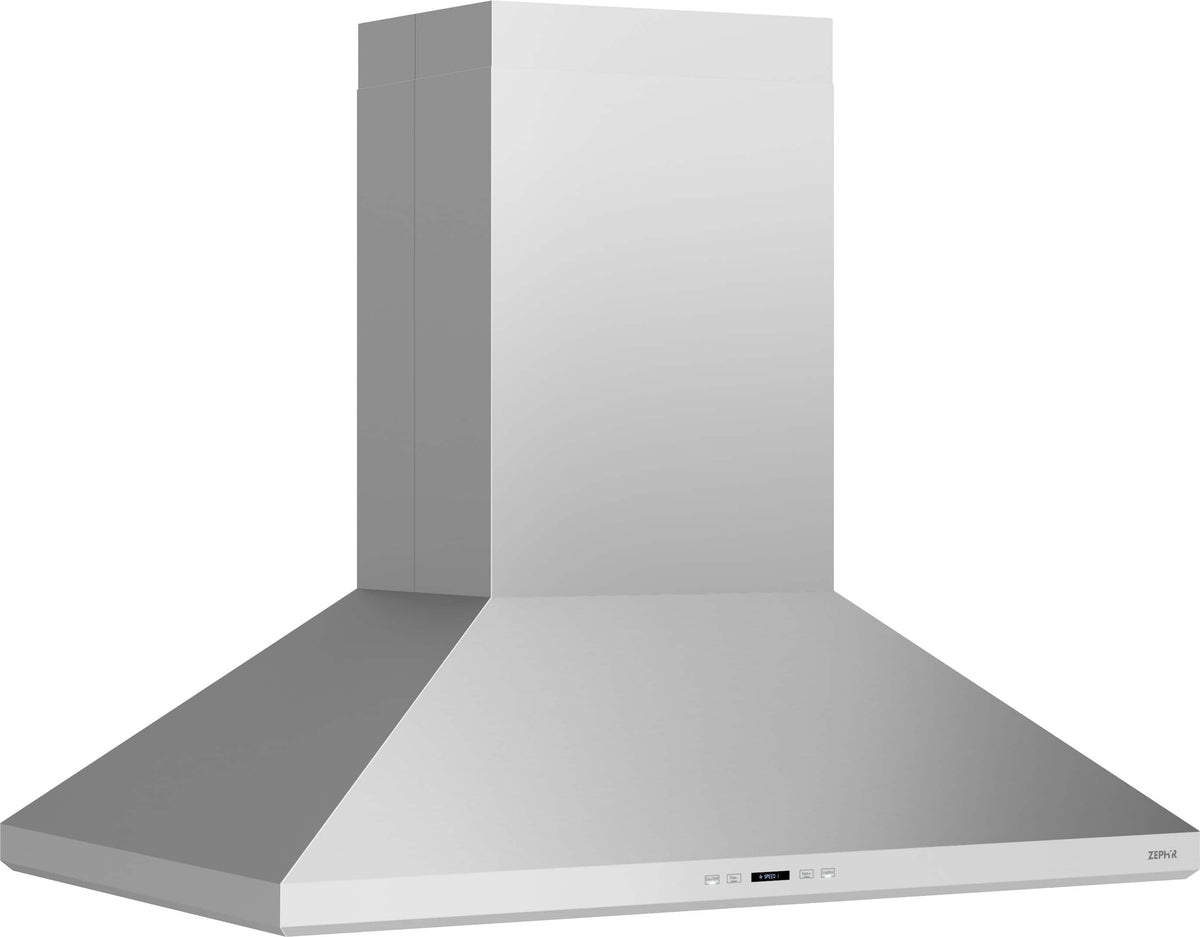 Zephyr - 36 inches - Externally Vented - Island Range Hood - Stainless Steel