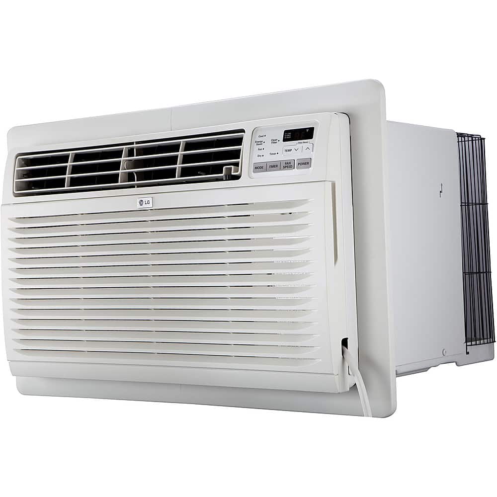 LG - 330 Sq. Ft. 7,800 BTU In Wall Air Conditioner with Remote - White