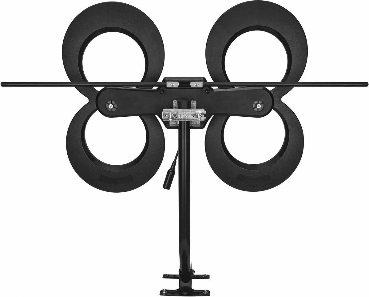 Antennas Direct - ClearStream 4MAX Indoor/Outdoor UHF/VHF HDTV Antenna - Black