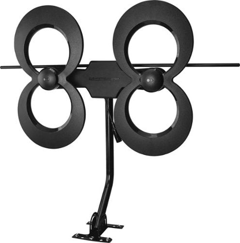 Antennas Direct - ClearStream 4MAX Indoor/Outdoor UHF/VHF HDTV Antenna - Black