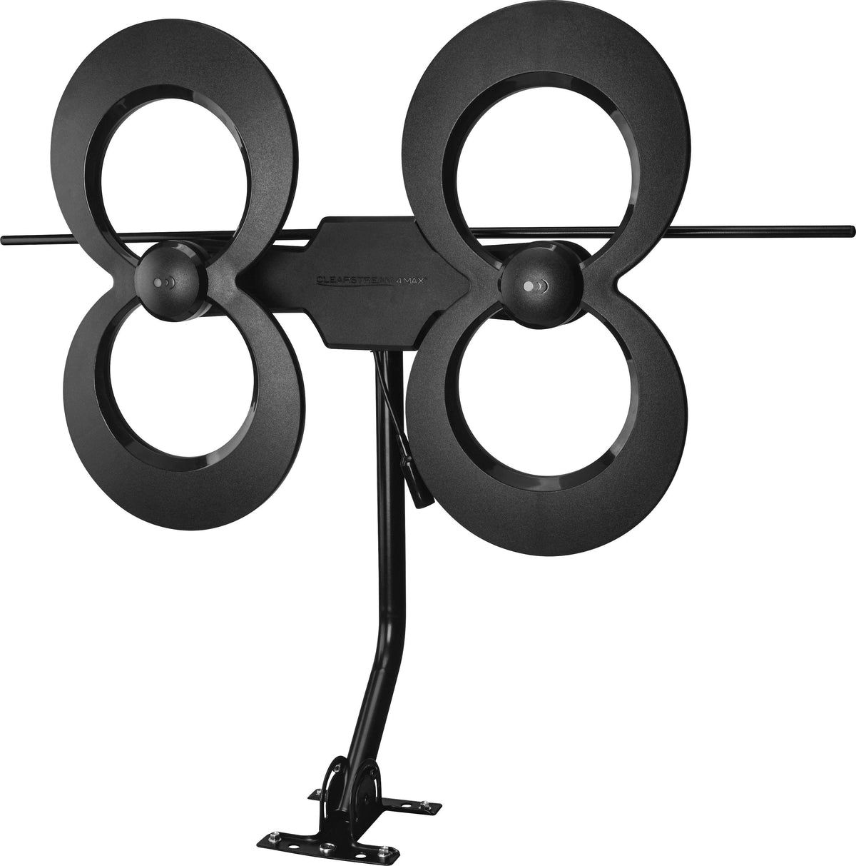 Antennas Direct - ClearStream 4MAX Indoor/Outdoor UHF/VHF HDTV Antenna - Black
