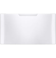 GE - 16” Laundry Pedestal with Storage Drawer for Select Washers and Dryers - White
