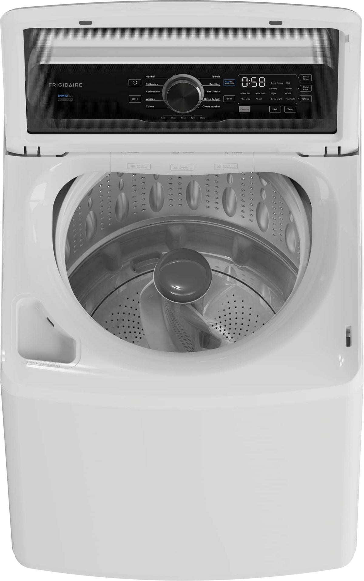 Frigidaire - 4.4 Cu. Ft. High Efficiency Top Load Washer with Maxfill Option - White