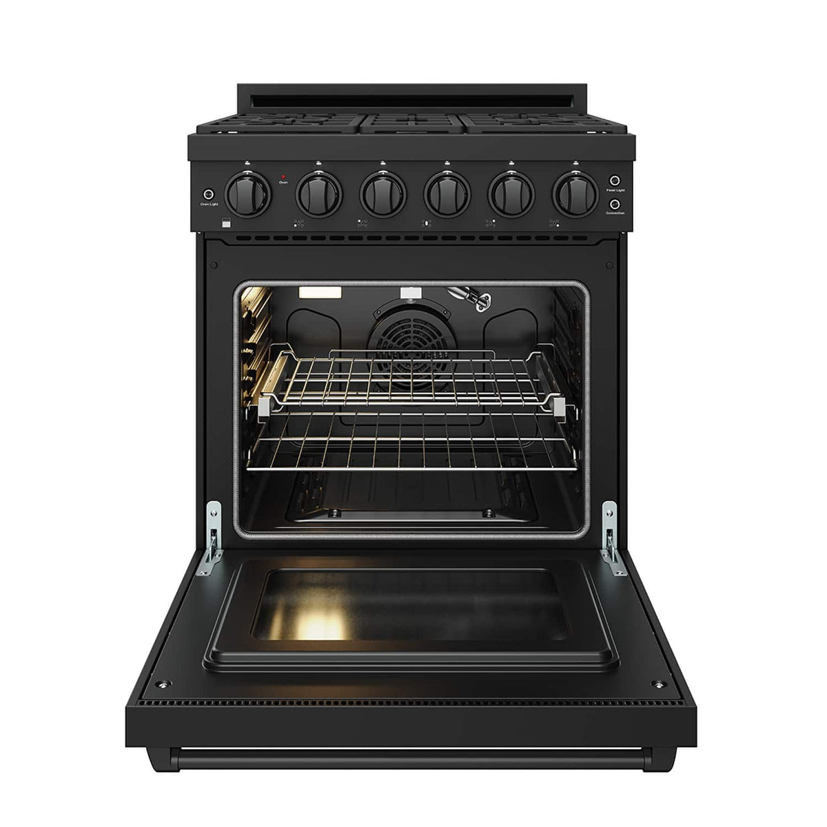 Gordon Ramsay Series by Thor Kitchen 4.55 Cu. Ft Freestanding Gas Range - Black