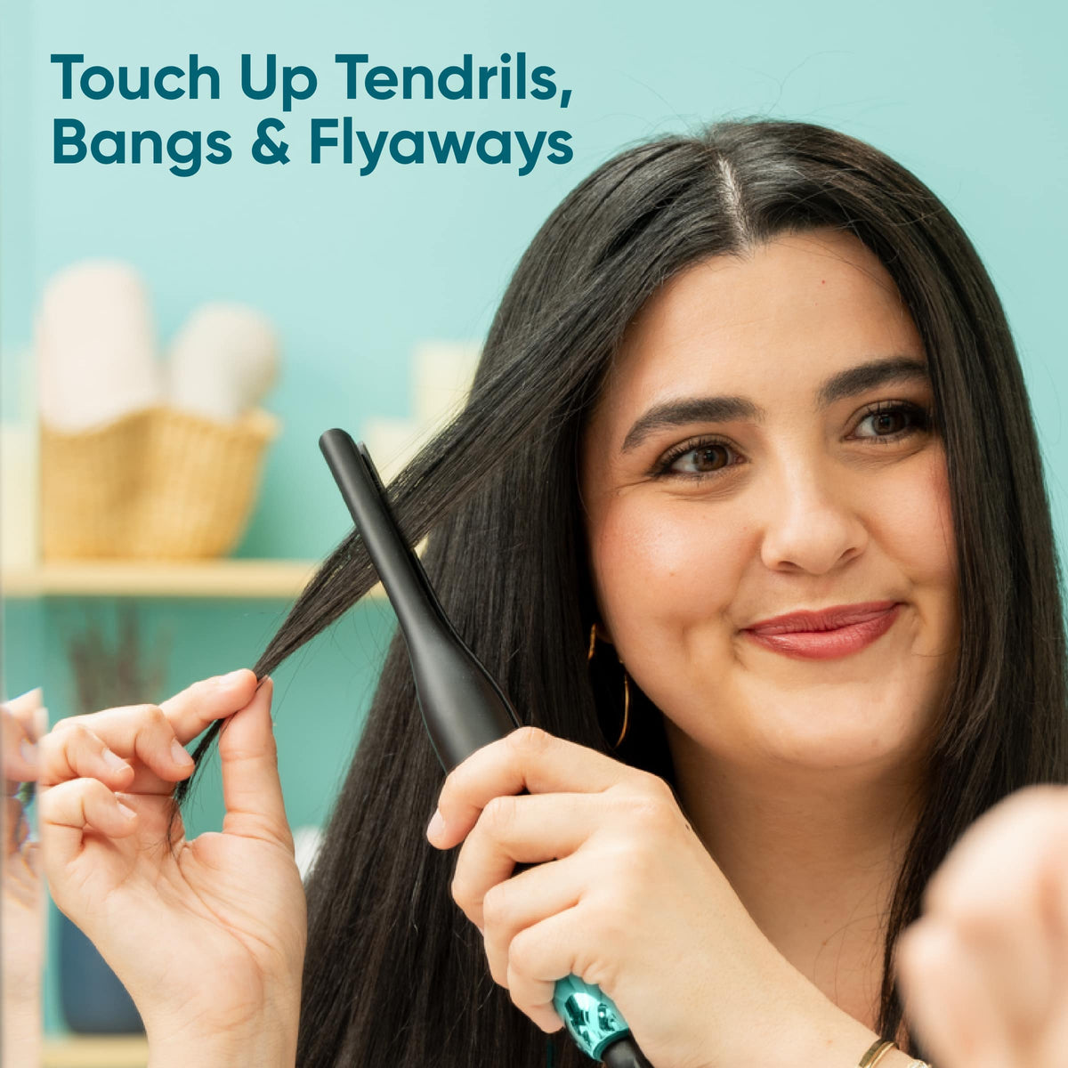RevAir - Precision Root & Micro Edge Styler - 0.3 inch - Black & Teal