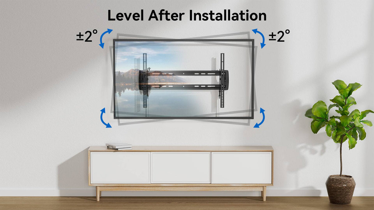 ErgoAV - 37″-86″ Tilt TV Mount - Black