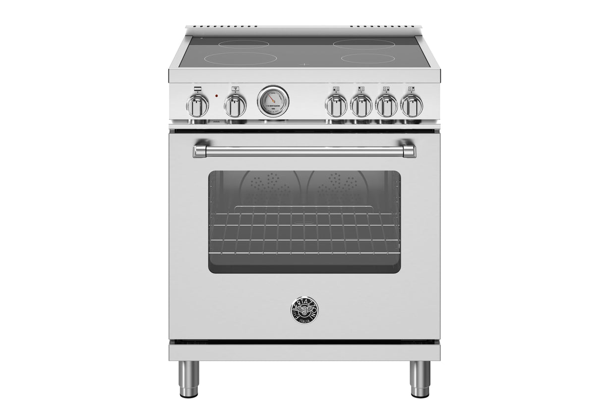 Bertazzoni - 30" Master Series range - Electric oven - 4 ceran heating zones - Stainless Steel