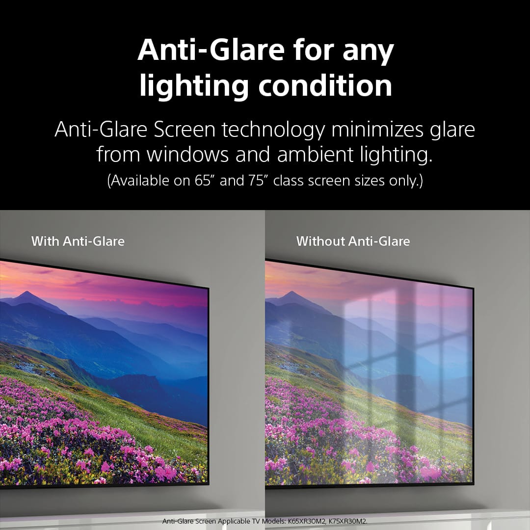 Sony - 65" class BRAVIA 3 II 4K HDR LED Google TV with Gemini and Anti-Glare screen (2026)