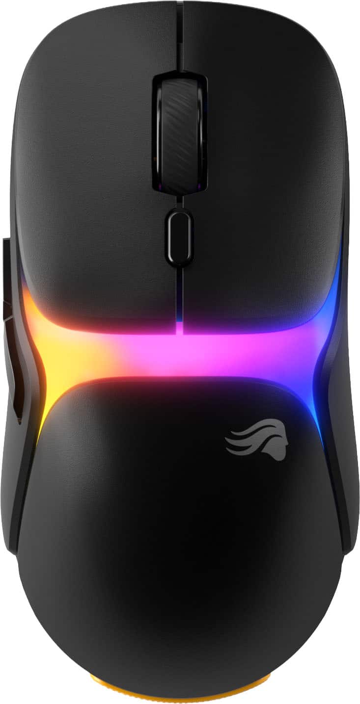Glorious - Model O3 Lightweight Wireless Optical Gaming Mouse with InfinitePlay Swappable Battery System & Charging Base Station - Wireless - Black