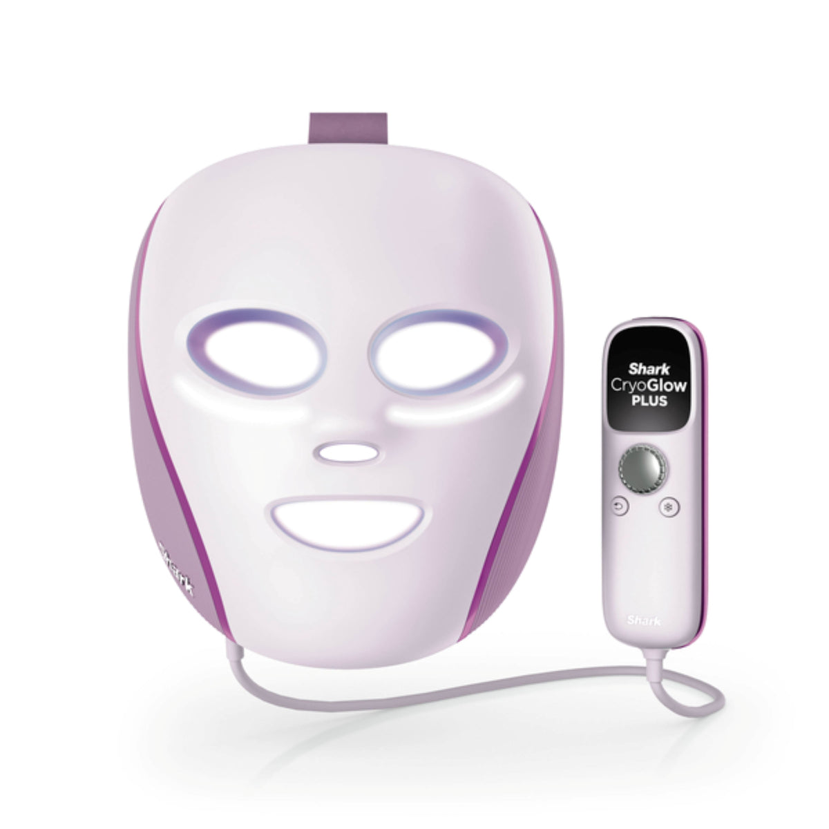 Shark - CryoGlow Plus Anti-Aging LED Face Mask - Pastel Berry