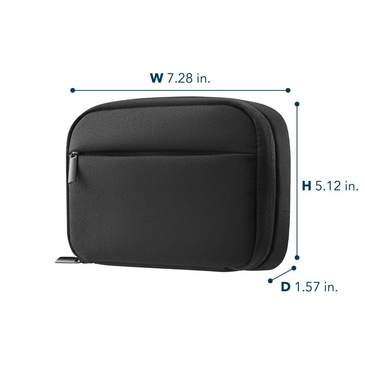 Insignia™ - Travel Case for Electronic Accessories - Black