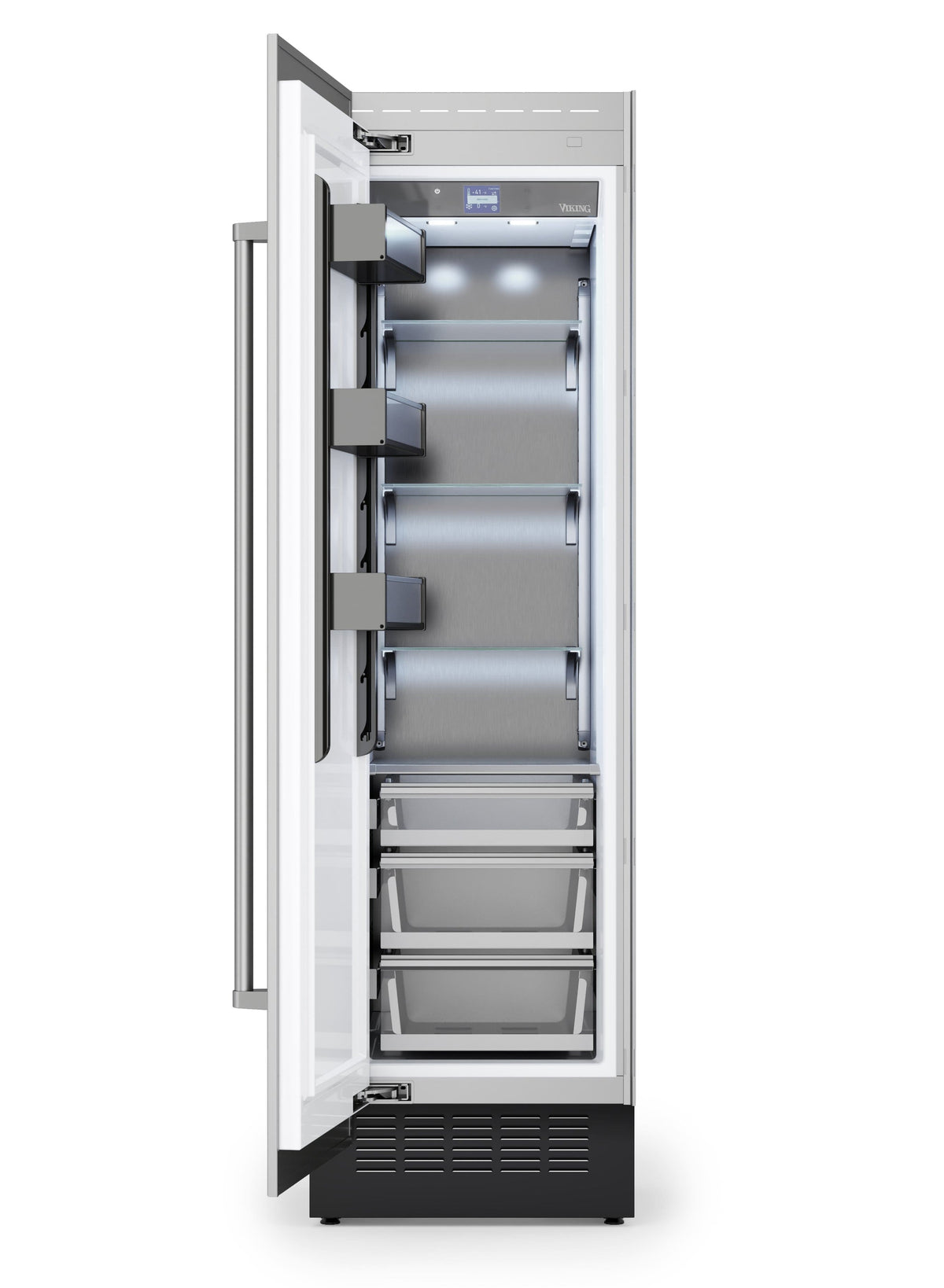 Viking - 24 in. Wide 24"W VEIL Integrated Counter-Depth All Refrigerator-Custom Panel _LH - Custom Panel Ready