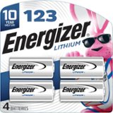 Energizer - 123 Lithium Batteries (4 Pack), 3V Photo Batteries