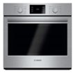 Bosch - 500 Series 30" 4.6 Cu. Ft. Built-In Single Electric Wall Oven with True Convection - Stainless Steel