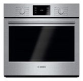 Bosch - 500 Series 30" 4.6 Cu. Ft. Built-In Single Electric Wall Oven with True Convection - Stainless Steel