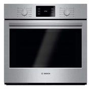 Bosch - 500 Series 30" 4.6 Cu. Ft. Built-In Single Electric Wall Oven with True Convection - Stainless Steel