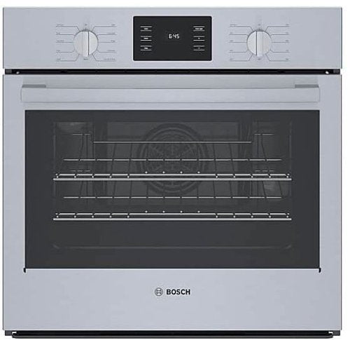 Bosch - 500 Series 30" 4.6 Cu. Ft. Built-In Single Electric Wall Oven with True Convection - Stainless Steel