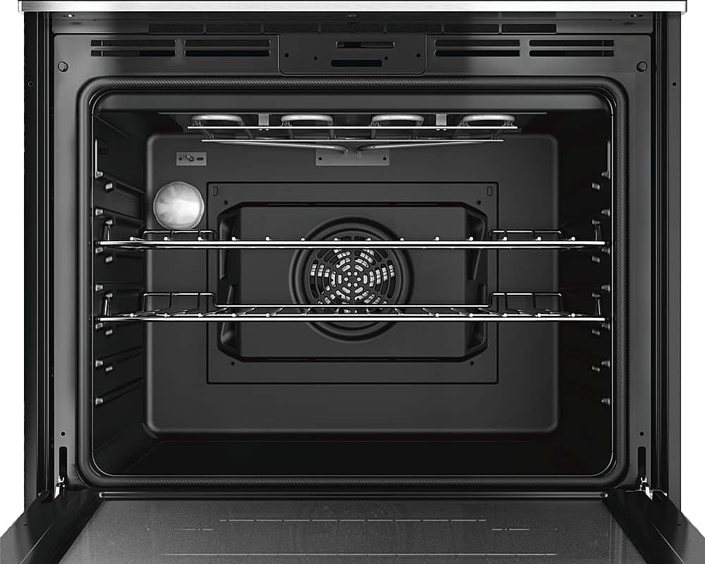 Bosch - 500 Series 30" 4.6 Cu. Ft. Built-In Single Electric Wall Oven with True Convection - Stainless Steel