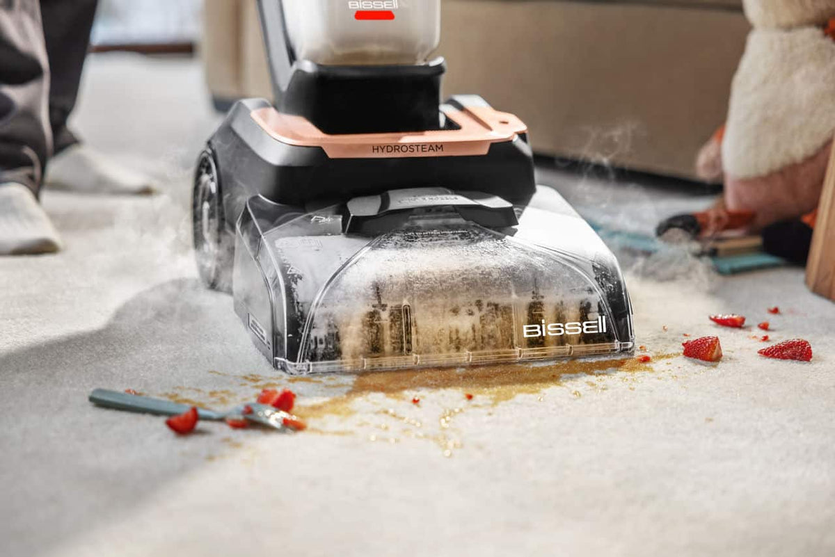 BISSELL - Revolution HydroSteam Upright Vacuum - Black / Copper Harbor
