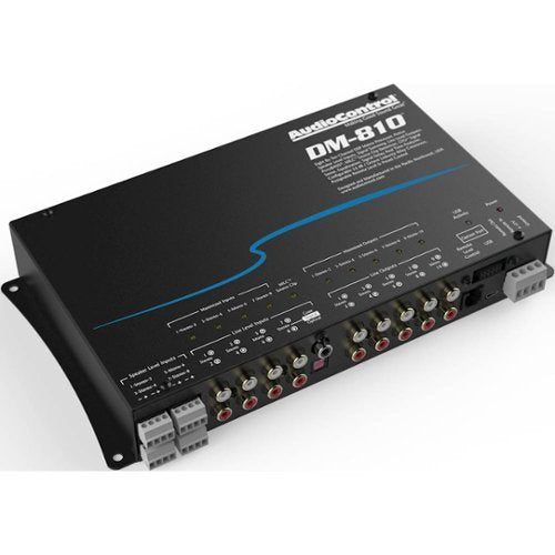 AudioControl - 8-Channel Input 10-Channel Output DSP Matrix Processor - Black