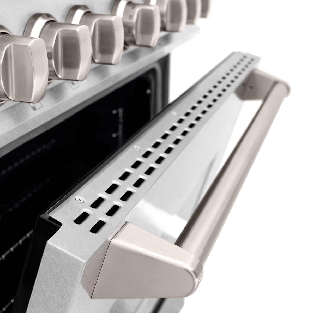 ZLINE - 36 in. Wide 6 Burner Classic Gas Range and Convection Oven (CGRS-36) - Stainless Steel