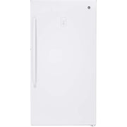 GE - 17.3 Cu. Ft. Frost-Free Upright Freezer - White