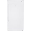 GE - 17.3 Cu. Ft. Frost-Free Upright Freezer - White