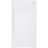 GE - 17.3 Cu. Ft. Frost-Free Upright Freezer - White