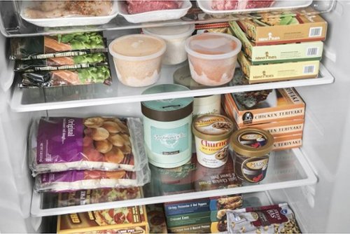 GE - 17.3 Cu. Ft. Frost-Free Upright Freezer - White
