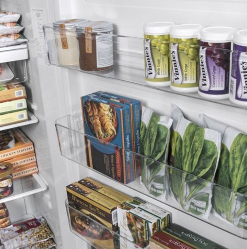 GE - 17.3 Cu. Ft. Frost-Free Upright Freezer - White