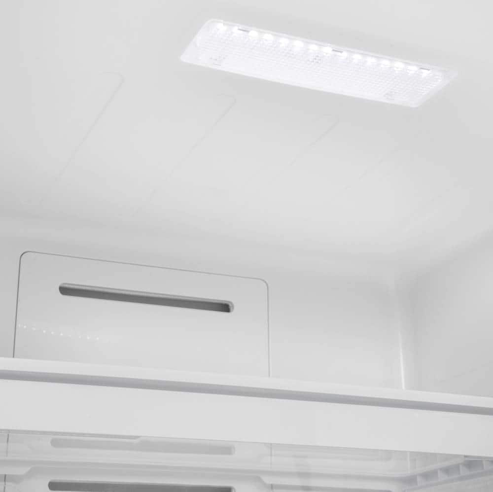 GE - 17.3 Cu. Ft. Frost-Free Upright Freezer - White
