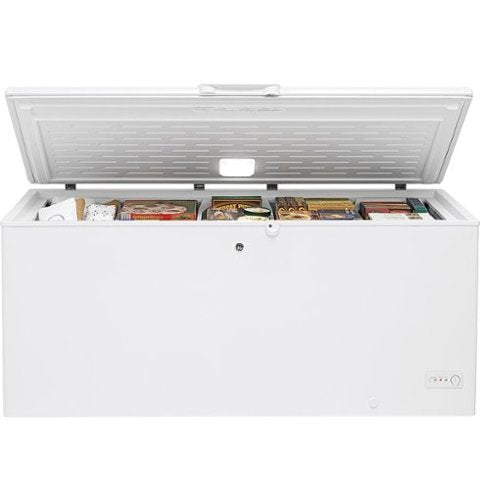 GE - 21.7 Cu. Ft. Chest Freezer - White