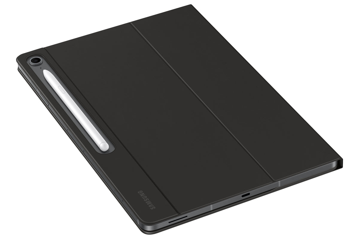 Samsung - Galaxy Tab S10 FE+ Book Cover Keyboard Slim AI Key - Black