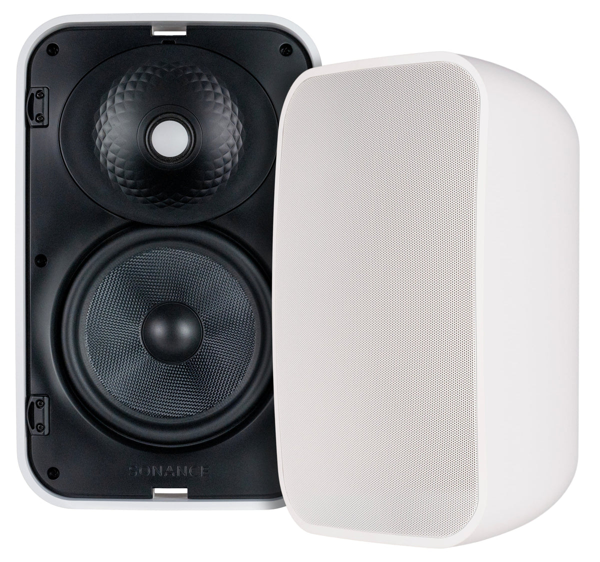 Sonance - MX66 - Mariner MX Series 6-1/2" 2-Way Outdoor Surface Mount Speakers (Pair) - Paintable White