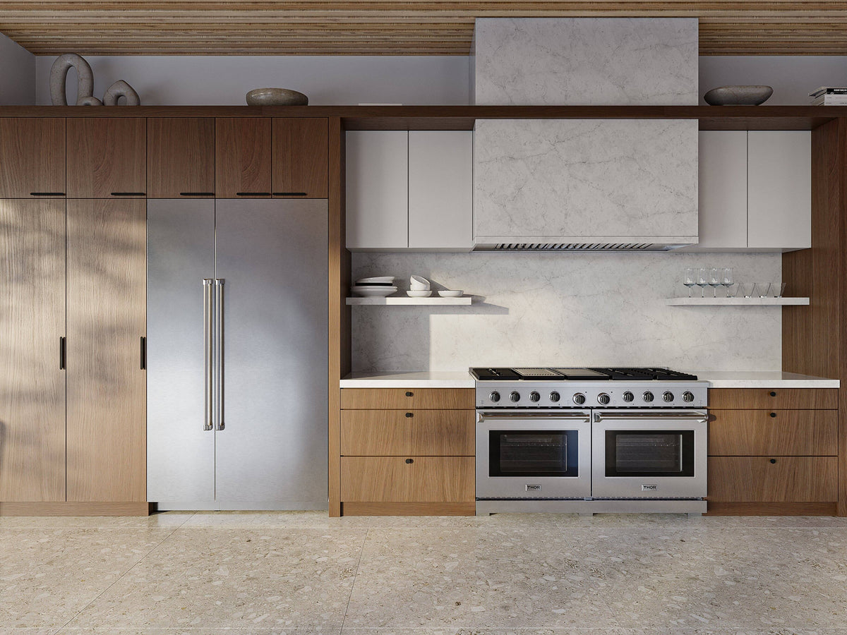 Thor Kitchen - 48 inches - Externally Vented & Externally Vented - Range Hood Insert - Stainless Steel