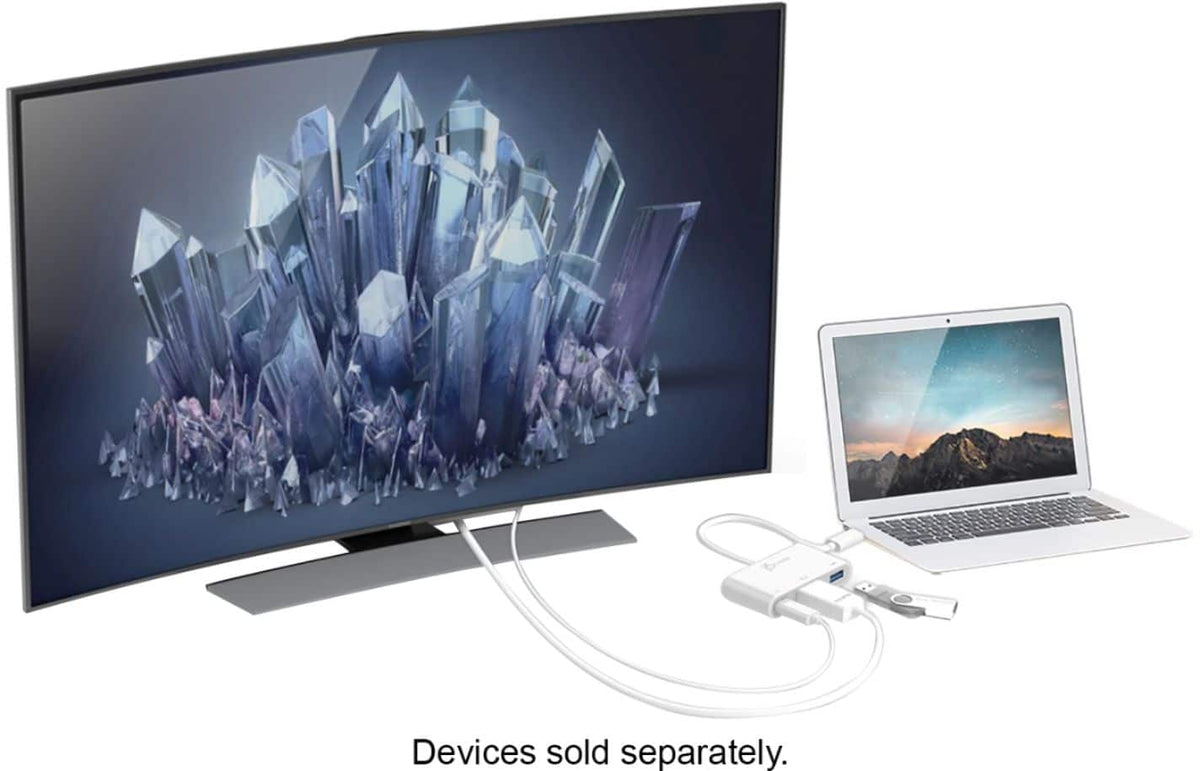 j5create - USB-C to HDMI & USB 3.0 with Power Delivery - White