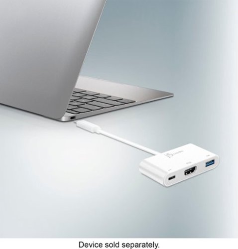 j5create - USB-C to HDMI & USB 3.0 with Power Delivery - White