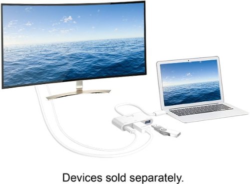 j5create - USB-C to HDMI & USB 3.0 with Power Delivery - White