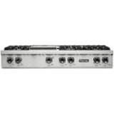 Viking - 48 in. Wide 6 Burner Built-in 5 Series Gas Sealed Burner Cooktop - Stainless Steel