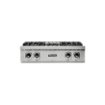 Viking - 30 in. Wide 4 Burner Built-in 5 Series Gas Sealed Burner Rangetop - Stainless Steel