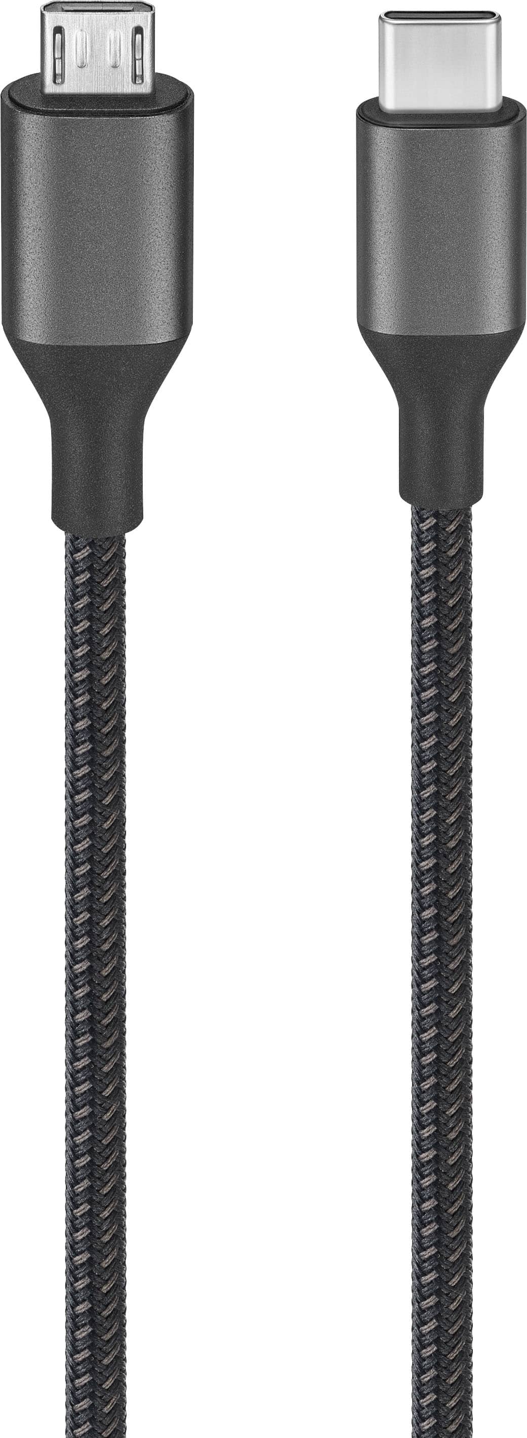 Insignia™ - 3.3-Foot USB-C to Micro USB Cable - Black