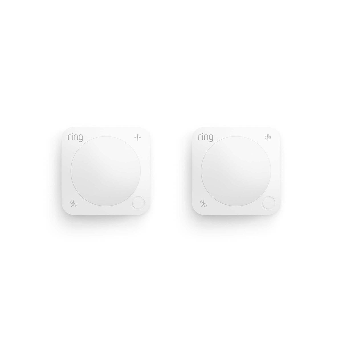 Ring - Motion Detector (newest model) – On Amazon Sidewalk, no hub needed, Pro Monitoring (sold separately), 2pk - White