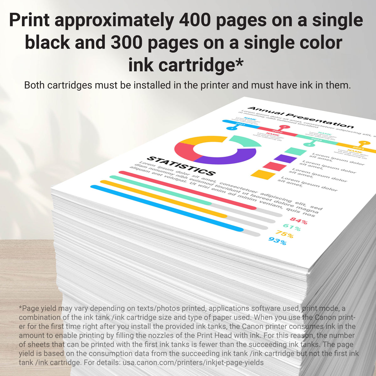 Canon - PG-260 XL / CL-261 XL 2-Pack High-Yield Ink Cartridges - Black/Cyan/Magenta/Yellow