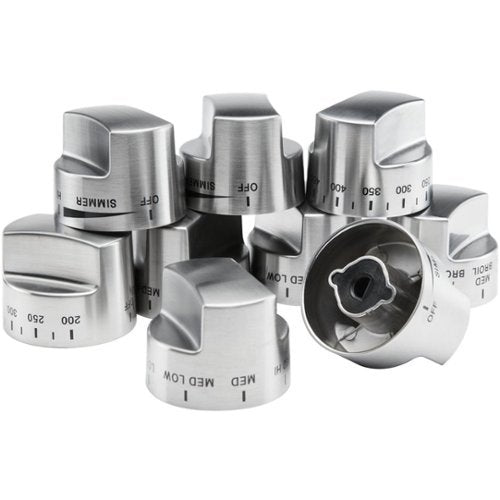 Viking - Control Knob Set for Ranges - Stainless Steel
