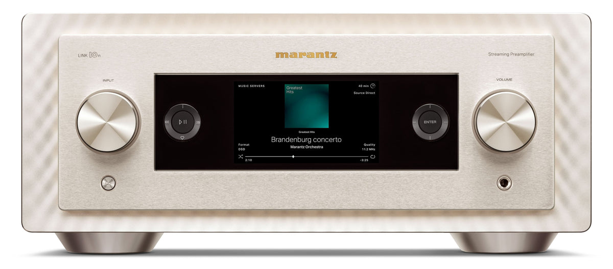 LINK 10n Network Audio Player with HEOS, Google Assistant Compatible - Marantz Champagne